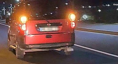 Ordu'da trafiği tehlikeye düşüren sürücüye 14 bin TL ceza