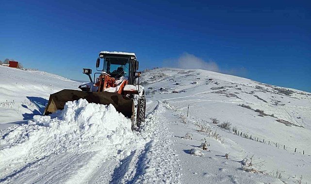 Ordu'nun bir ilçesinde eğitime kar engeli