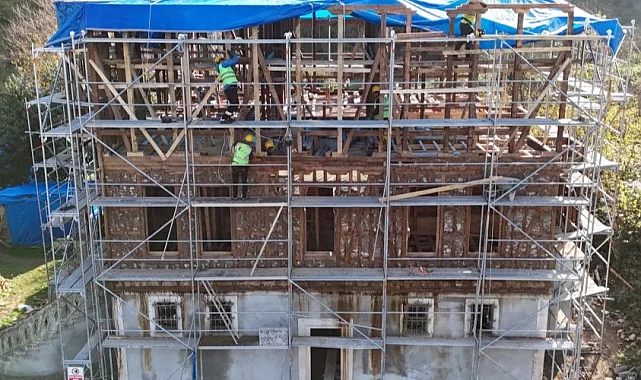 Ordu'da Çamaş Cevat Bey Konağı restorasyonla hayat buluyor