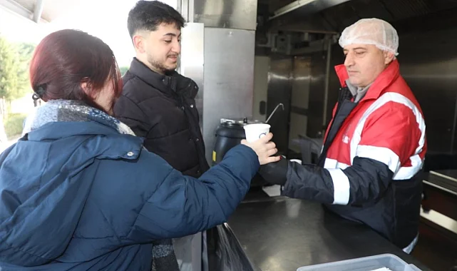 Ordu'da soğuk havada iç ısıtan hizmet