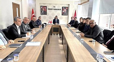 Osmaneli'nde İlçe İdare Şube Başkanları Toplantısı yapıldı