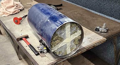 Oto gaz tüplerine gizlenen 70 kilo esrar yakalandı