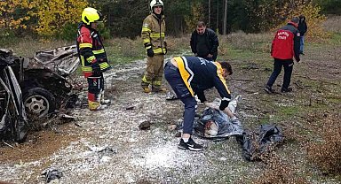 Otomobil ile tır çarpıştı: 1 ağır yaralı