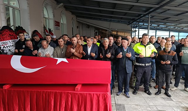 Polis memuru, Samsun'da son yolculuğuna uğurlandı