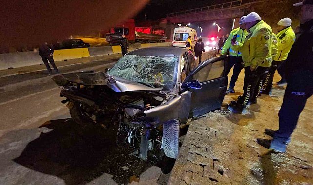 Polisten kaçan alkollü sürücü kaza yapınca yakalandı