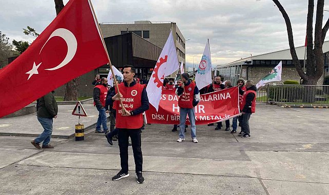 Prysmian işçileri Mudanya'da yürüdü