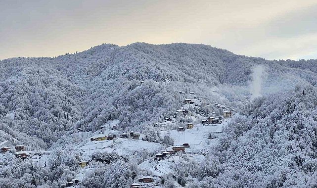 Rize'nin yüksek kesimlerinde kar kalınlığı 1 metreyi aştı