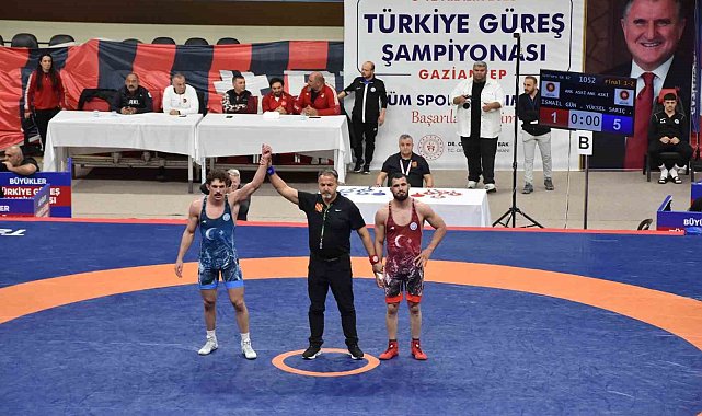 Şahinbey Belediyesi'nin ev sahipliğini yaptığı Türkiye Güreş Şampiyonası sona erdi