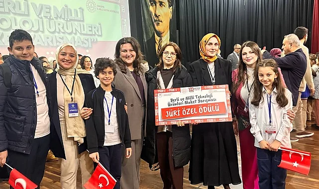 Sakarya'da öğrencilerden yerli teknoloji maketleri