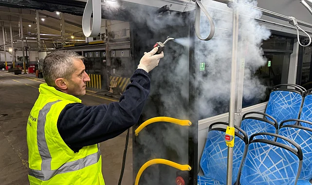 Sakarya'da toplu taşımada hijyen üst seviyede