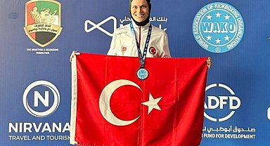 Sakaryalı kick boksçu Dünya 3'üncüsü oldu