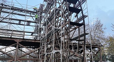 Sakarya'nın simgesi 'Tarihi Çark' yenileniyor