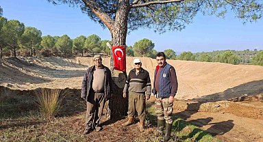 Salihli Kurttutan'da hayvanlar ve yangın için HİS göleti