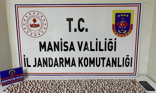 Salihli'de 630 uyuşturucu hapla yakalanan şüpheli tutuklandı