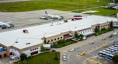 Samsun'da 11 ayda 1,5 milyon kişiye havayolu hizmeti