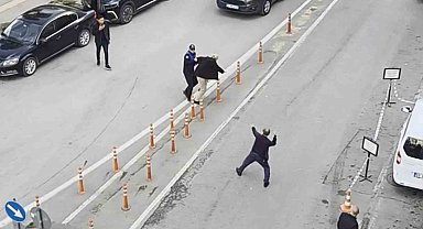 Samsun'da iki yaşlı adamın kavgasını araya girenler önledi