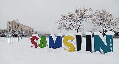 Samsun'da kar tatili: Bazı ilçelerde eğitime 1 gün ara