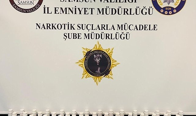 Samsun'da uyuşturucu operasyonu: 3 bin 920 adet sentetik ecza hap ele geçirildi