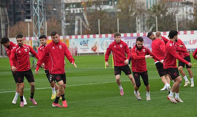 Samsunspor, AEK maçı hazırlıklarını tamamladı