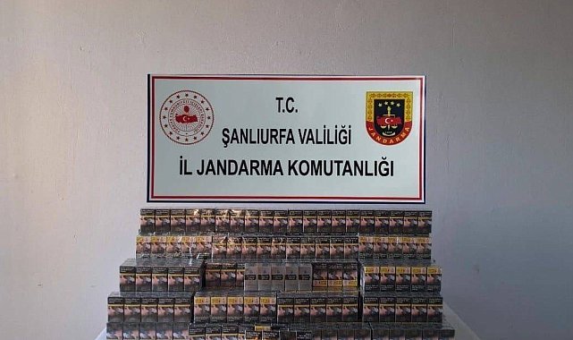 Şanlıurfa'da 6 bin 820 paket kaçak sigara ele geçirildi
