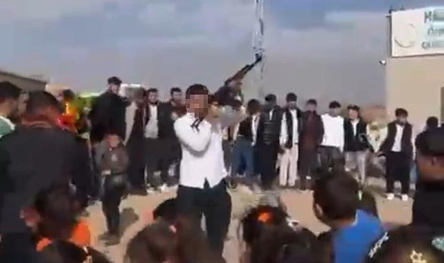 Şanlıurfa'da düğünde uzun namlulu silahla havaya ateş açtı