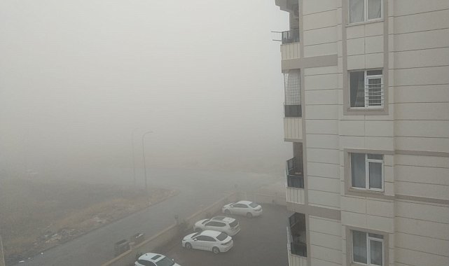 Şanlıurfa'da sis bulutu etkili oldu