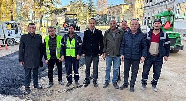 Saray Mahallesi'nde asfalt çalışmaları sürüyor