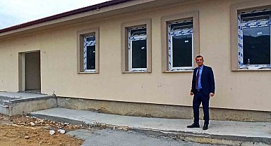 Sarıgöl'de yarım kalan okul projesi hızla tamamlanıyor