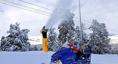 Sarıkamış'ta suni karlama sistemleri test ediliyor