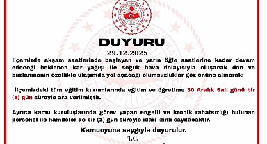 Şavşat'ta kar yağışı nedeniyle eğitime 1 gün ara verildi