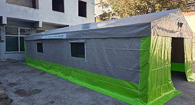 Sazlı Mahallesi'ne hayırsever desteği ile taziye çadırı kazandırıldı