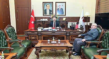 Şehit babasından Vali Aksoy'a ziyaret