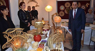 Şehit yakınları ve gazilerin el emeği ürünleri sergilendi