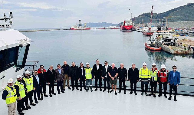 Seven Vega gemisi Filyos Limanı'nda: 2026 hedefi için start verildi