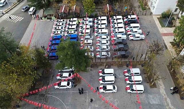 Siirt'te 68 araç kolluk kuvvetlerine teslim edildi