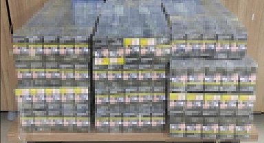 Siirt'te bir araçta bin 800 adet kaçak sigara ele geçirildi