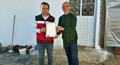 Simav'da 12 bin tavuk kapasiteli işletmeye yumurta paketleme faaliyeti için onay belgesi