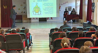 Simav'da öğrencilere "Gıda Güvenilirliği ve Gıda İsrafı" konulu eğitim