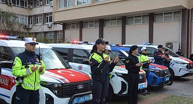 Sinop'ta emniyet ve jandarmaya 19 yeni araç tahsis edildi