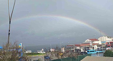 Sinop'ta gökkuşağı manzarası