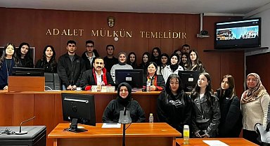 Sinop'ta öğrenciler adaletin işleyişini yerinde gözlemledi