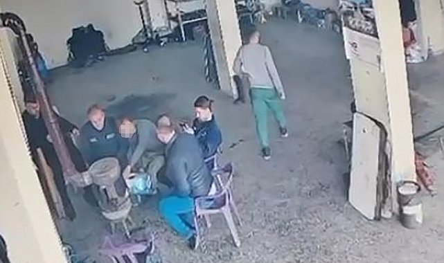 Sobaya dökülen mazot bomba gibi patladı, çırak yaralandı