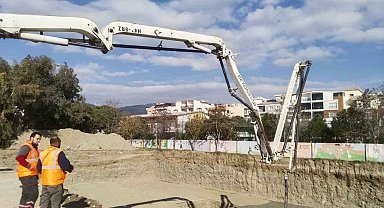 Söke'de Atatürk Ortaokulu'nun temeli atıldı