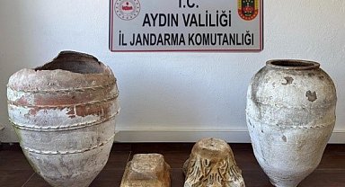 Söke'de tarihi eser operasyonu