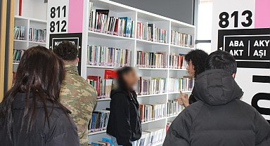 Suça sürüklenen çocuklar kütüphanede yeni hikayeler keşfetti