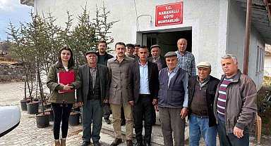 Şuhut'ta çiftçi eğitim toplantısı yapıldı