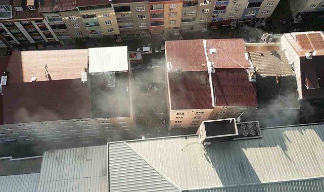 Sultangazi tekstil atölyesinde yangın