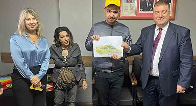 Taksi tutkunu Halil'e Başkan Özkan'dan özel sürpriz