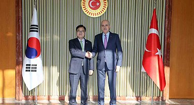 TBMM Başkanı Kurtulmuş, Kore Cumhuriyeti Ulusal Meclisi Başkanı Woo Wonshik ile görüştü