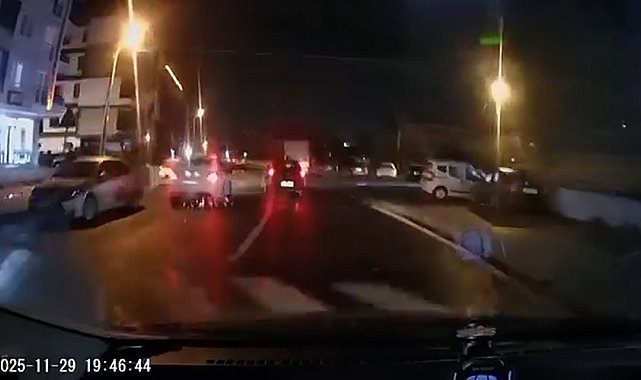 Tehlikeli kovalamaca araç kamerasında